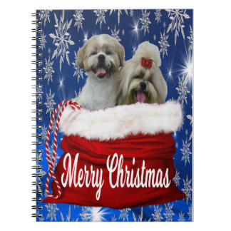Shih tzu Kerstmis Notitieboek