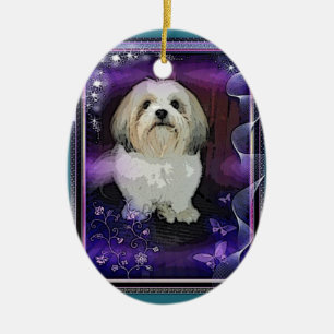 Shih Tzu kerstversiering Keramisch Ornament