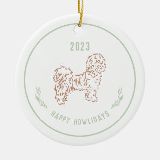 Shih Tzu, Lhasa Apso Hondenvakantie Ornament