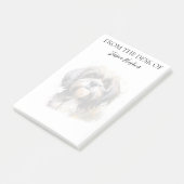 Shih Tzu-liefhebber gemerkte hond Post-it® Notes (Schuin)