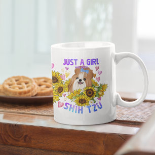 Shih tzu Liefhebber Zonnebloem Hondenliefhebber Tr Koffiemok