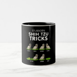 Shih Tzu Lover   Funny Shih Tzu Trick Dog Love Tweekleurige Koffiemok