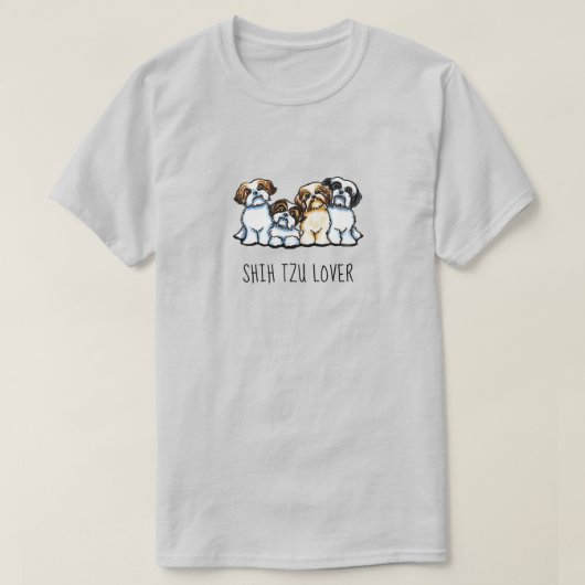 Shih Tzu Lover Personalized T-shirt (Design voorkant)