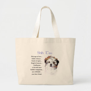 Shih Tzu Lovers Gifts Grote Tote Bag