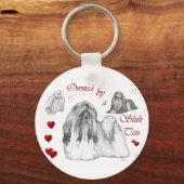 Shih Tzu Lovers Gifts Sleutelhanger (Voorkant)