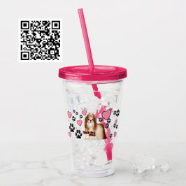 Shih Tzu Mam Acryl Drinkbeker
