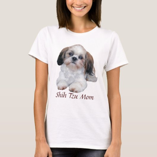 Shih Tzu Mam Dames T-Shirt (Voorkant)