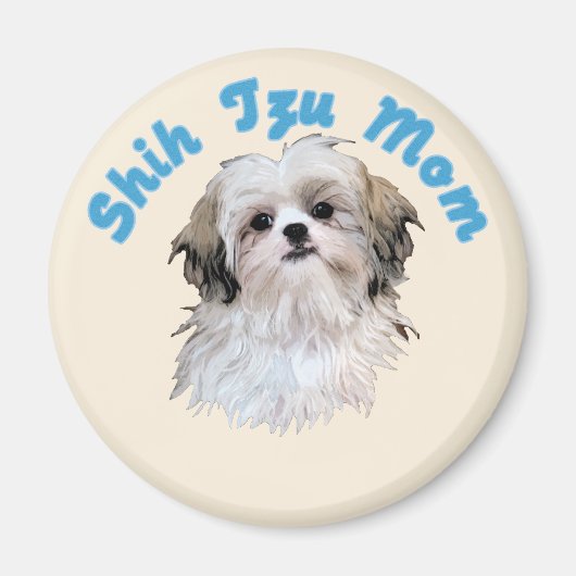 Shih Tzu Mam Magneet (Voorkant)