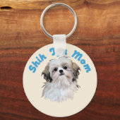 Shih Tzu Mam Sleutelhanger (Voorkant)