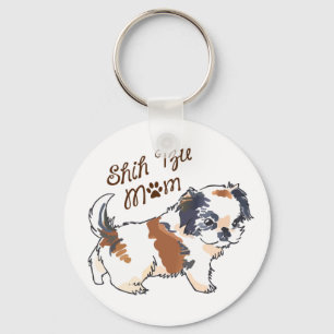 Shih Tzu Mam Sleutelhanger