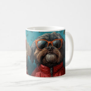 Shih Tzu met Hartrozen Valentijnsdag  Koffiemok