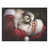Shih Tzu met Sinterklaas Festieve Kerst  Tafelkleed (Voorkant (Horizontaal))