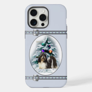 Shih Tzu Mignon Bleu Noël Vacances