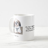 Shih Tzu-Mok - met twee afbeeldingen en een motief Koffiemok (Voorkant links)