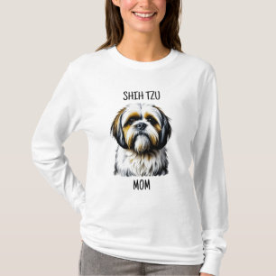 Shih Tzu Mom HONDENLIEFHEBBERS T-shirt