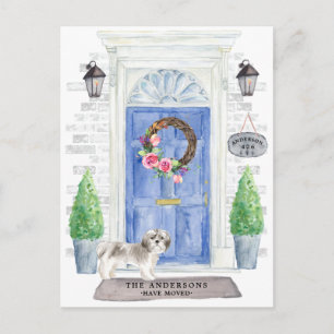 Shih tzu Moving Announcement Briefkaart