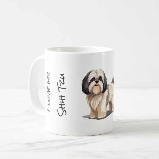 Shih Tzu Mug (Devant gauche)