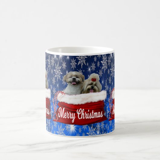 Shih tzu Mug Christmas (Centre)