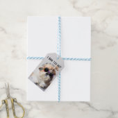 Shih Tzu Niet leuk leuke hondenliefhebbers Custom Cadeaulabel (Met Touw)