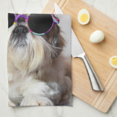 Shih Tzu Niet leuk leuke hondenliefhebbers Custom Theedoek (Quarter Fold)