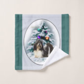 Shih Tzu Noël (Gant de toilette)
