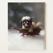 Shih Tzu Noël neige hiver (Dos)