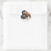 Shih Tzu Originele Kunst Ronde Sticker (Tas)