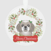 Shih Tzu  Ornament (achterkant)