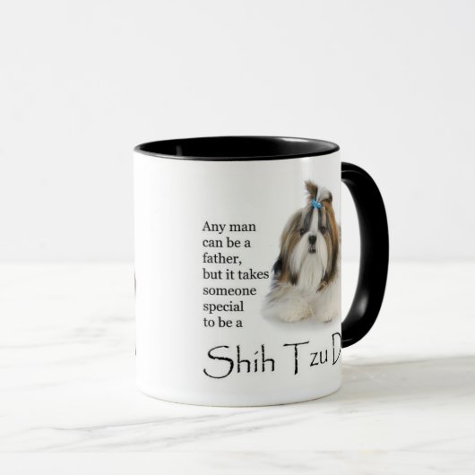 Shih Tzu Papa Mug (Devant droit)
