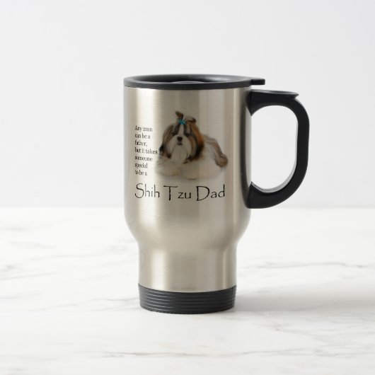 Shih Tzu Papa Voyage Mug (Droit)