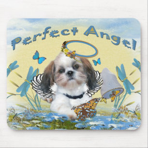 Shih Tzu Perfect Angel Butterfly Catcher cards Muismat