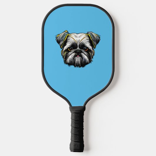 Shih Tzu Pickleball Paddle (Achterkant)