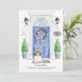 Shih tzu Porte avant Faire-part de déplacement (Debout devant)