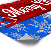 Shih tzu Poster Kerstmis (Hoek)