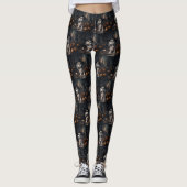 Shih Tzu Pumpkins Halloween eng Leggings (Voorkant)