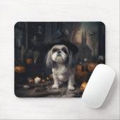 Shih Tzu Pumpkins Halloween eng Muismat (Met muis)