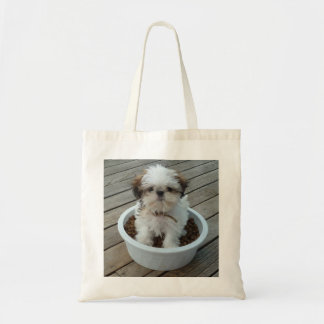 Shih Tzu Puppy Canvas tas