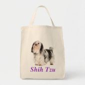 Shih Tzu Puppy Grocery Canvas Canvas tas (Voorkant)