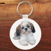 Shih Tzu Puppy Sleutelhanger (Voorkant)