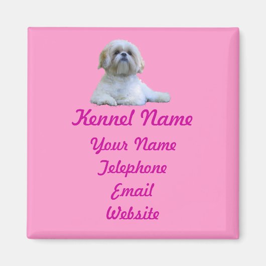 Shih Tzu Reeder Magnet (Devant)