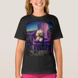 Shih Tzu Relaxing in the Sun (Dogs, Puppy) T-shirt
