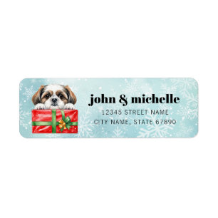 Shih Tzu Retouradreslabels Etiket
