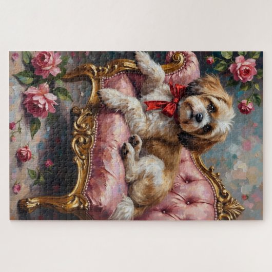 Shih Tzu Rococo Be Mine Valentine's Day Legpuzzel (Horizontaal)