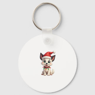 Shih Tzu Santa Christmas Tree Lights Xmas Dog Love Sleutelhanger