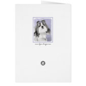 Shih Tzu schilderen - Kute Original Dog Art (Achterkant)