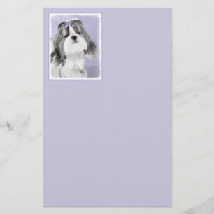Shih Tzu schilderen - Kute Original Dog Art Briefpapier