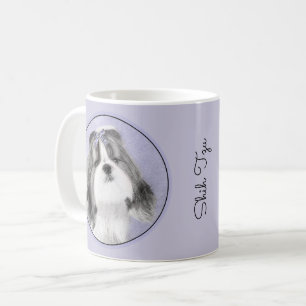Shih Tzu schilderen - Kute Original Dog Art Koffiemok