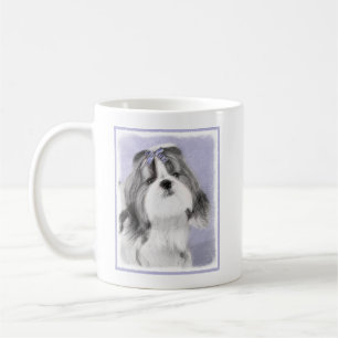 Shih Tzu schilderen - Kute Original Dog Art Koffiemok