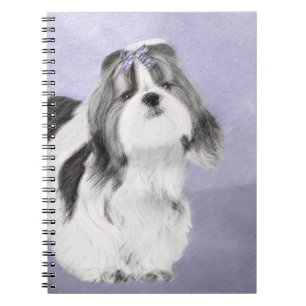 Shih Tzu schilderen - Kute Original Dog Art Notitieboek