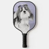 Shih Tzu schilderen - Kute Original Dog Art Pickleball Paddle (Voorkant)